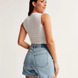 Abercrombie Curve Love High Rise Dad Shorts